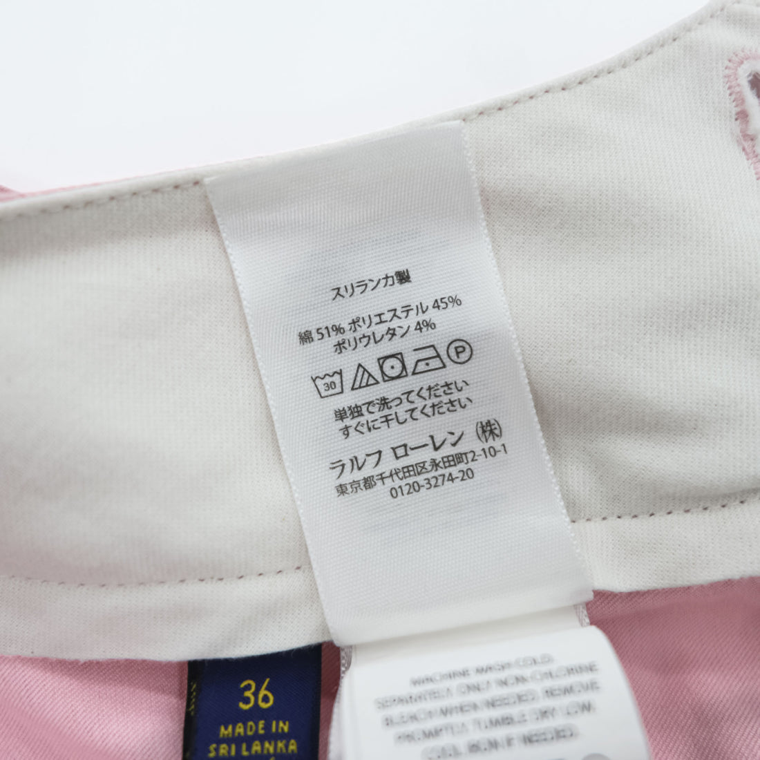 Polo Ralph Lauren チノ ショーツ ショートパンツ ハーフパンツ 36 CLASSIC FIT ピンク ストレッチ COTTON TWILL WITH STRETCH GOLF