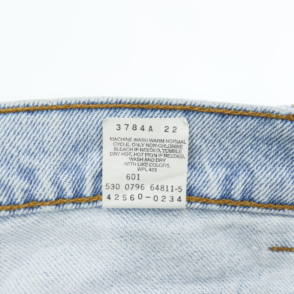 Levi's 90年代 USA製 ヴィンテージ 560 デニムパンツ ジーンズ 32 LOOSE FIT TAPERED LEG ライトブルー オレンジタブ 96年製 42560-0234