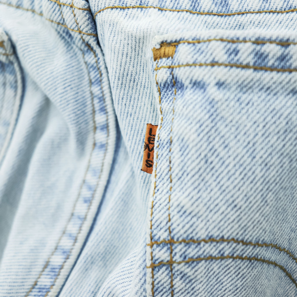 Levi's 90年代 USA製 ヴィンテージ 560 デニムパンツ ジーンズ 32 LOOSE FIT TAPERED LEG ライトブルー オレンジタブ 96年製 42560-0234