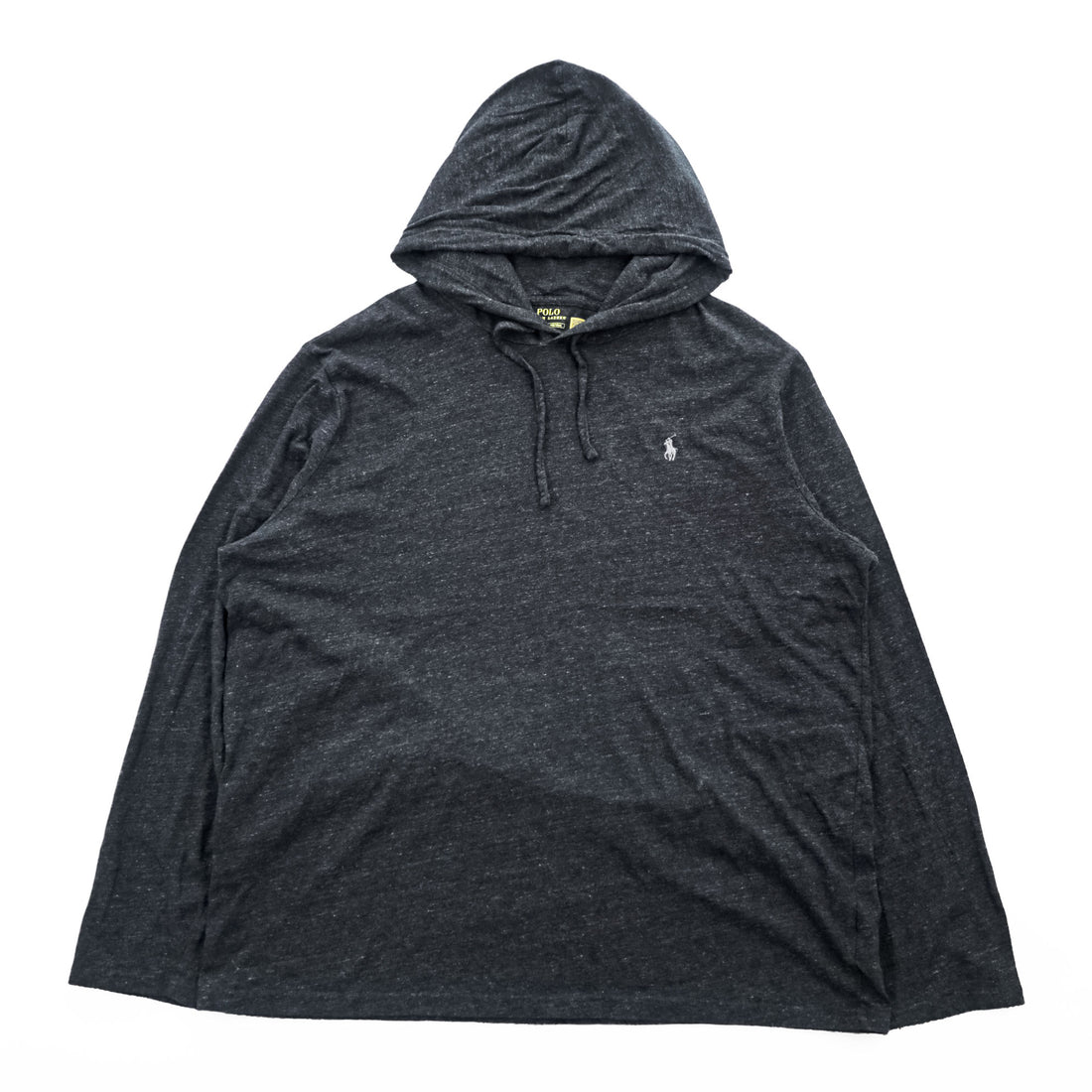 Polo Ralph Lauren Long Sleeve T-Shirt Hoodie, XL, Grey, Small Pony Logo Embroidery