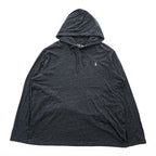 Polo Ralph Lauren Long Sleeve T-Shirt Hoodie, XL, Grey, Small Pony Logo Embroidery