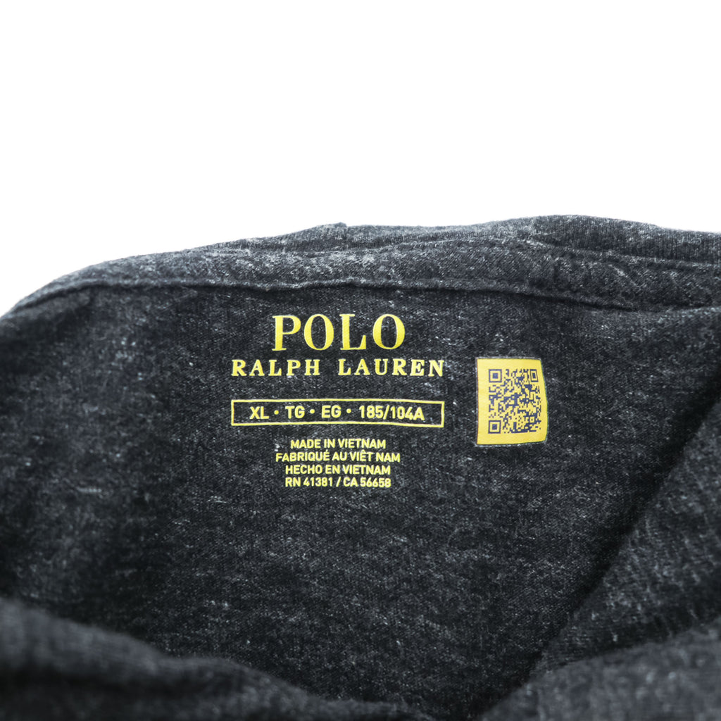 Polo Ralph Lauren Long Sleeve T-Shirt Hoodie, XL, Grey, Small Pony Logo Embroidery
