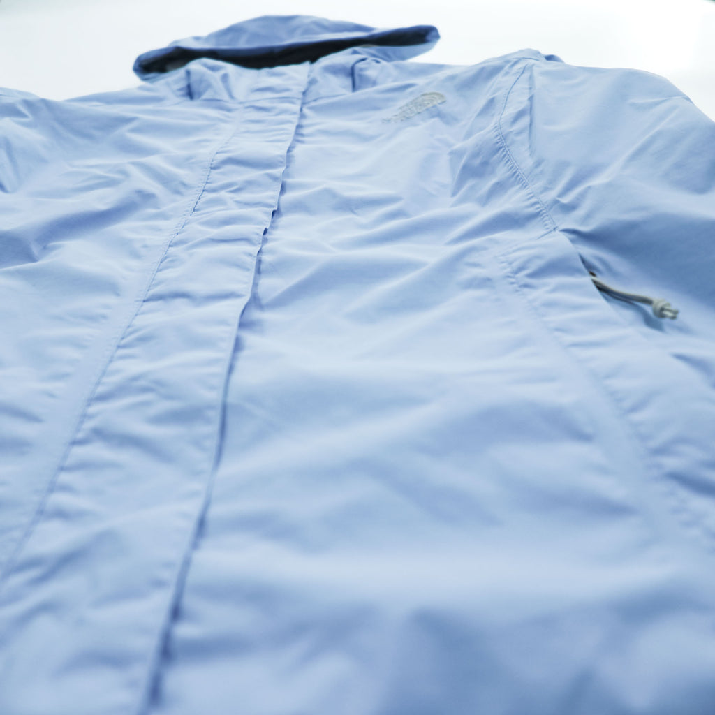 THE NORTH FACE Resolve 2 Jacket レインジャケット DRYVENT シェル マウンテンパーカー S ブルー メッシュ裏地 ドローコード 防水 透湿
