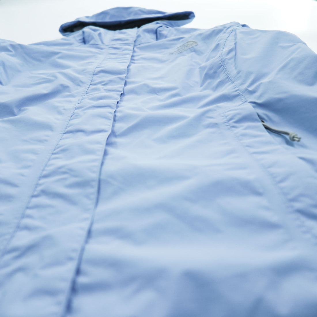 THE NORTH FACE Resolve 2 Jacket レインジャケット DRYVENT シェル マウンテンパーカー S ブルー メッシュ裏地 ドローコード 防水 透湿
