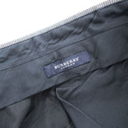BURBERRY LONDON 日本製 スラックス パンツ L グレー ストレッチ 千鳥格子 グレンチェック