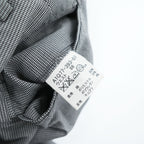 BURBERRY LONDON 日本製 スラックス パンツ L グレー ストレッチ 千鳥格子 グレンチェック