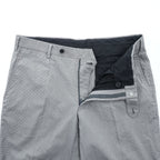 BURBERRY LONDON 日本製 スラックス パンツ L グレー ストレッチ 千鳥格子 グレンチェック
