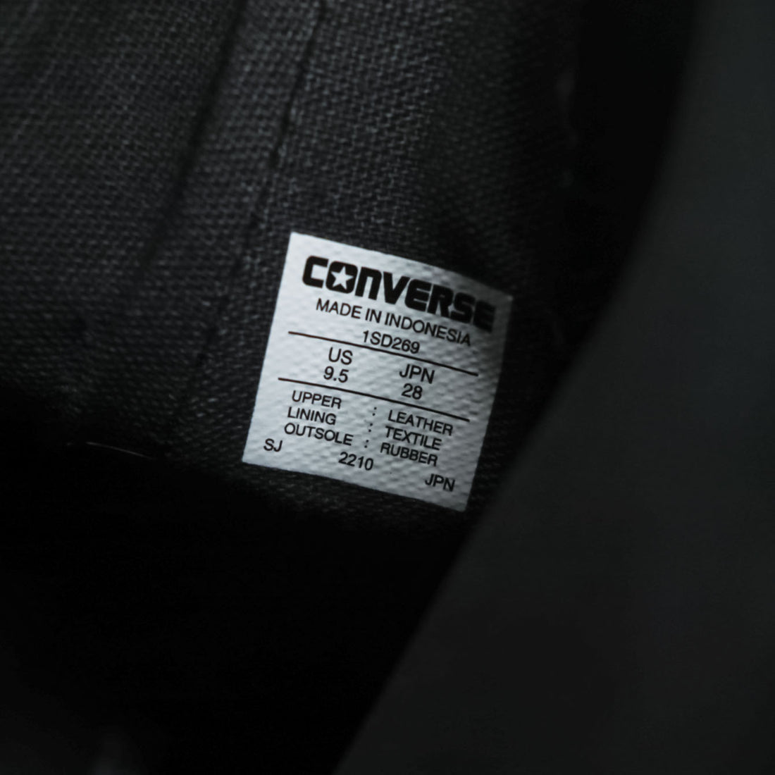 CONVERSE サイドゴア レザー ブーツ 厚底 REACT 2.0 ブラック 28cm LEATHER ALL STAR SG CHUNK SHIN-HI 1SD269