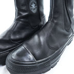 CONVERSE サイドゴア レザー ブーツ 厚底 REACT 2.0 ブラック 28cm LEATHER ALL STAR SG CHUNK SHIN-HI 1SD269