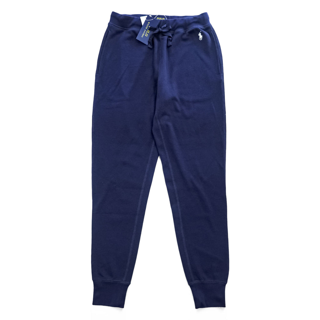 Polo Ralph Lauren スウェットパンツ サーマル イージーパンツ M ネイビー スモールポニー ロゴ 刺繍 SLEEP WEAR RM8-A103 未使用品