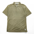 STUSSY 90年代 ヴィンテージ 半袖 ポロシャツ L カーキ ベージュ コットン 紺タグ
