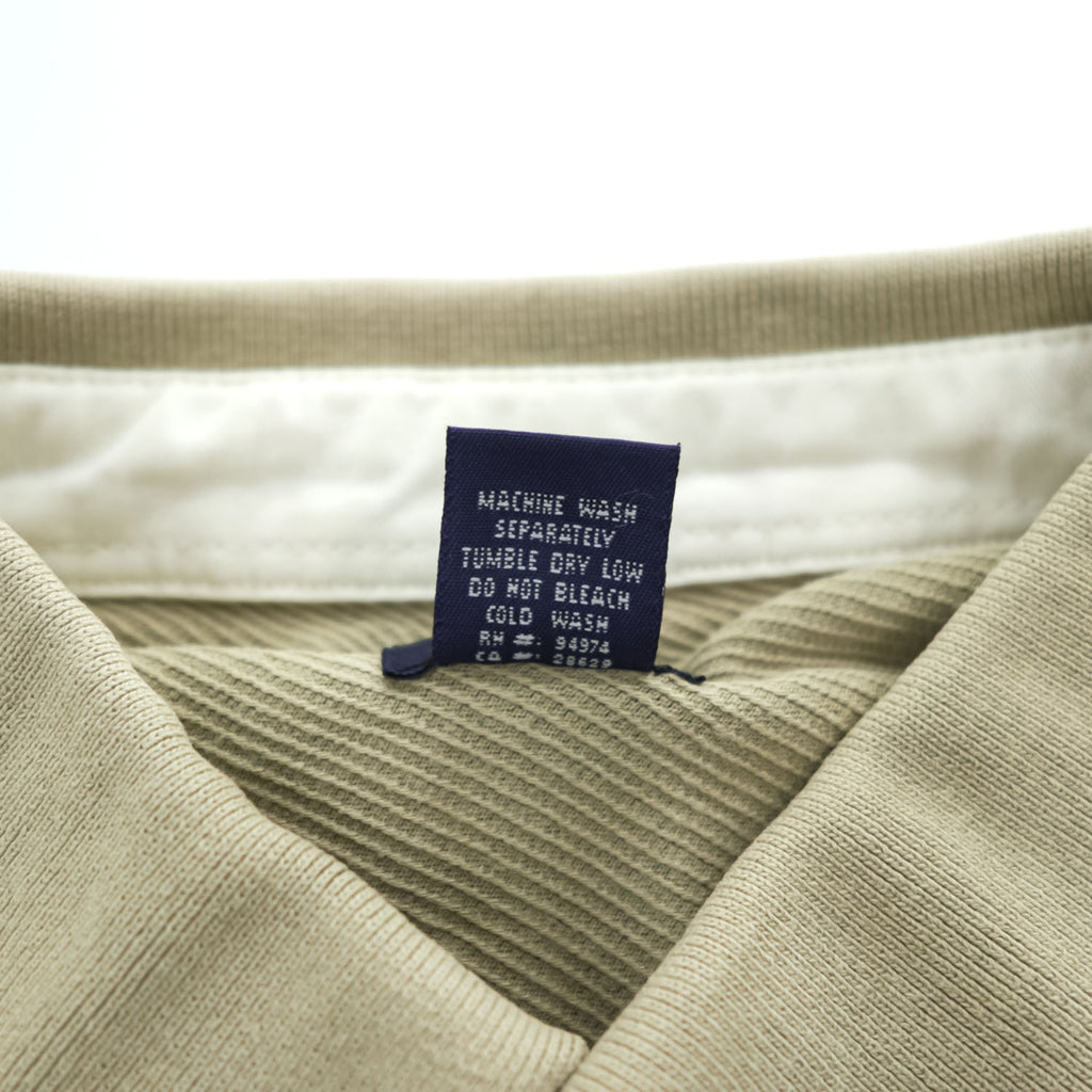 STUSSY 90年代 ヴィンテージ 半袖 ポロシャツ L カーキ ベージュ コットン 紺タグ