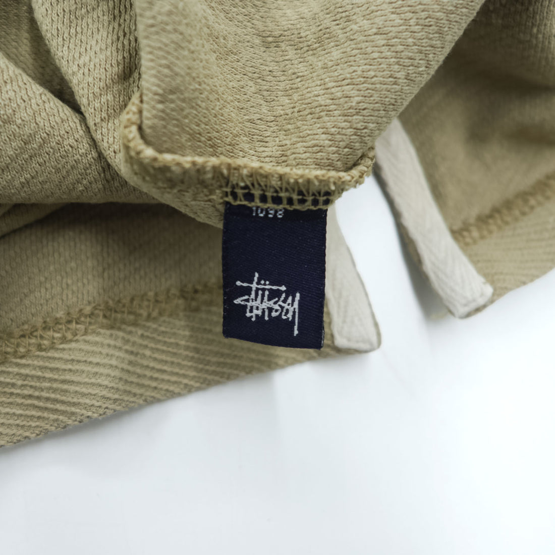 STUSSY 90年代 ヴィンテージ 半袖 ポロシャツ L カーキ ベージュ コットン 紺タグ