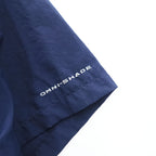 Columbia PFG バハマ BAHAMA 2 半袖 フィッシングシャツ XL ネイビー OMNI-SHADE メッシュ ベンチレーション FM7047