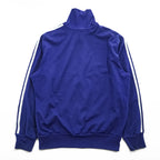 adidas 70年代 西ドイツ製 ヴィンテージ トラックジャケット ジャージ M ブルー ハイネック スタンドカラー OPTIジップ