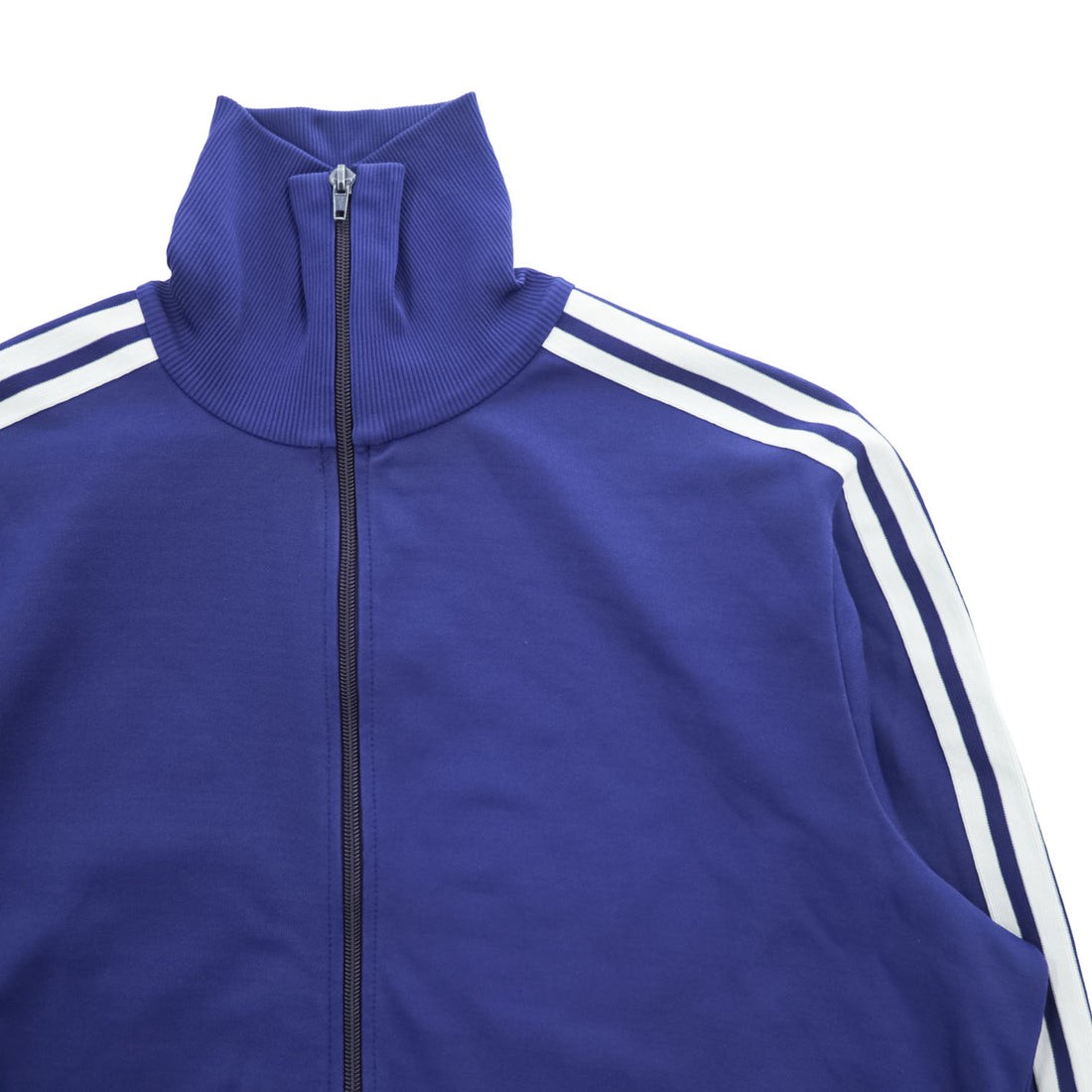 adidas 70年代 西ドイツ製 ヴィンテージ トラックジャケット ジャージ M ブルー ハイネック スタンドカラー OPTIジップ