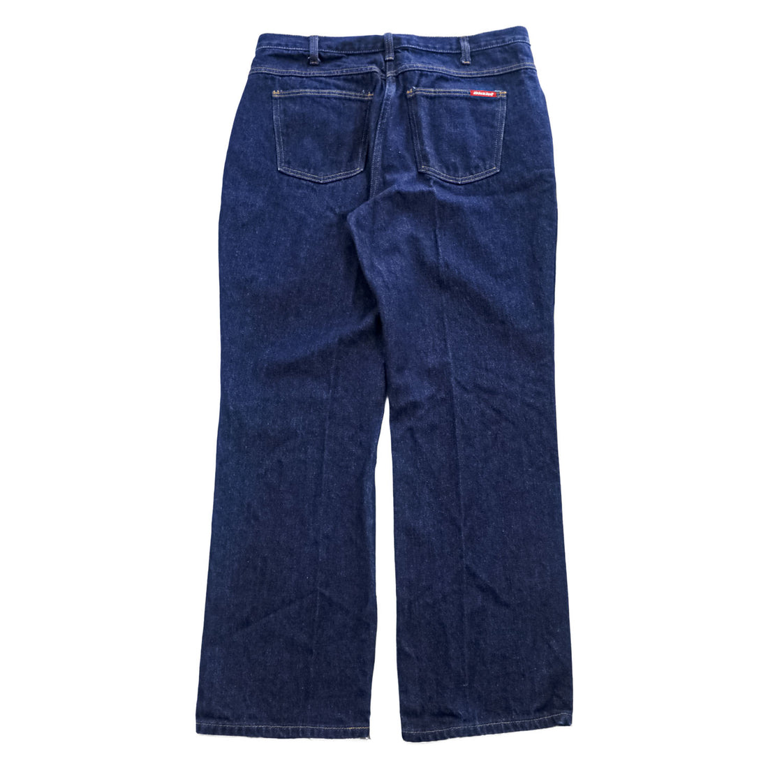 Dickies 90年代 ヴィンテージ デニムパンツ ジーンズ 38 × 30 インディゴ ベリーズ製 圧着タグ TALONジップ 濃紺 Z9393