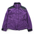 Marmot 90年代 ゴアテックス GORE-TEX マウンテンパーカー 防水 シェル レインジャケット S パープル ドローコード フード着脱 ジップインジップ