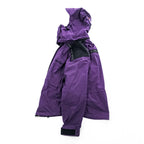 Marmot 90年代 ゴアテックス GORE-TEX マウンテンパーカー 防水 シェル レインジャケット S パープル ドローコード フード着脱 ジップインジップ