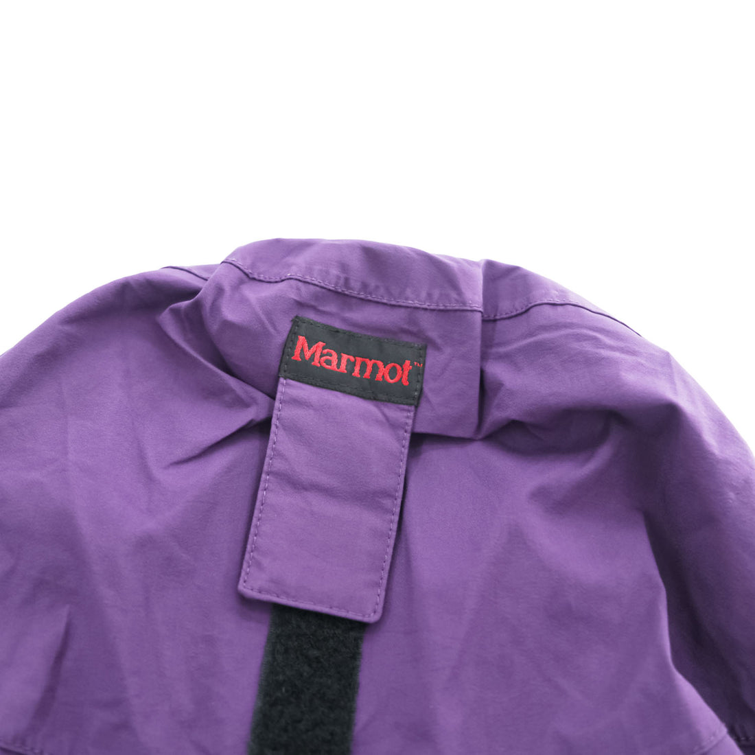 Marmot 90年代 ゴアテックス GORE-TEX マウンテンパーカー 防水 シェル レインジャケット S パープル ドローコード フード着脱 ジップインジップ