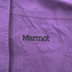 Marmot 90年代 ゴアテックス GORE-TEX マウンテンパーカー 防水 シェル レインジャケット S パープル ドローコード フード着脱 ジップインジップ