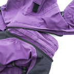 Marmot 90年代 ゴアテックス GORE-TEX マウンテンパーカー 防水 シェル レインジャケット S パープル ドローコード フード着脱 ジップインジップ