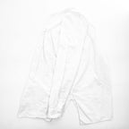 COMOLI 日本製 バンドカラーシャツ 長袖 ロング シャツ S ホワイト オーバーサイズ J03-02002