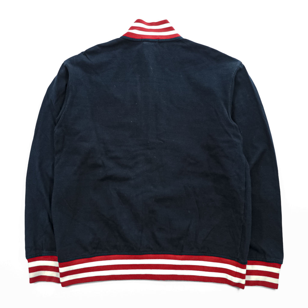 Polo Ralph Lauren 90年代 ジップアップ スウェットジャケット M ダークネイビー リブライン