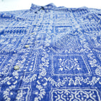 reyn spooner 90年代 ヴィンテージ アロハシャツ 半袖シャツ XL ブルー 総柄 バンダナ CLASSIC FIT ビキニタグ ボタンダウン