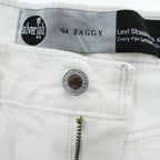Levi's SILVER TAB シルバータブ '94 BAGGY ホワイト デニムパンツ ダメージ加工 ジーンズ 28 × 31 A3518-0006