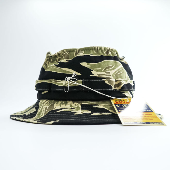 BUZZ RICKSON'S 日本製 タイガー カモ ブーニーハット GOLD TIGER CAMOUFLAGE BONNIE HAT BR02791 未使用品