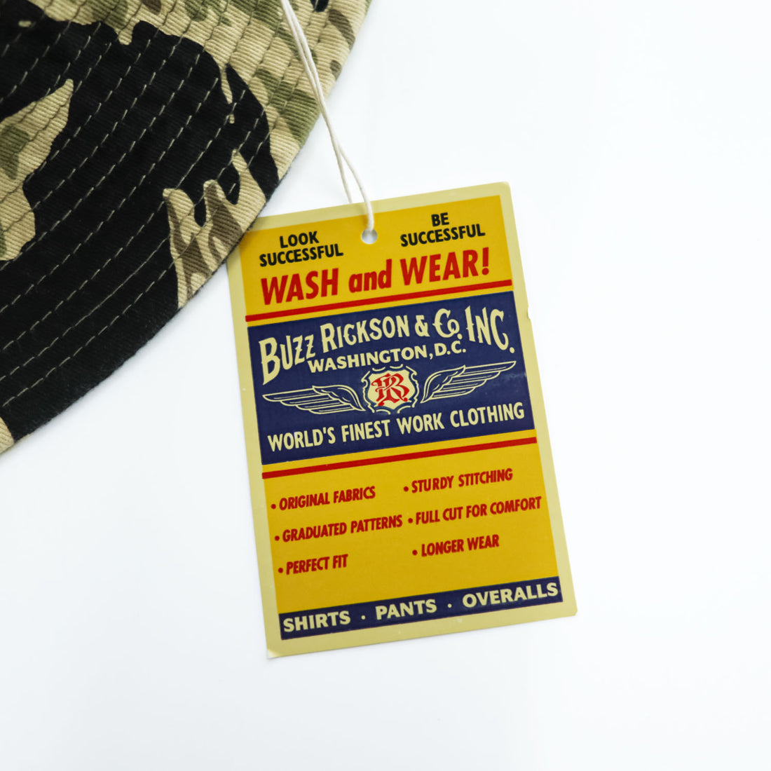 BUZZ RICKSON'S 日本製 タイガー カモ ブーニーハット GOLD TIGER CAMOUFLAGE BONNIE HAT BR02791 未使用品