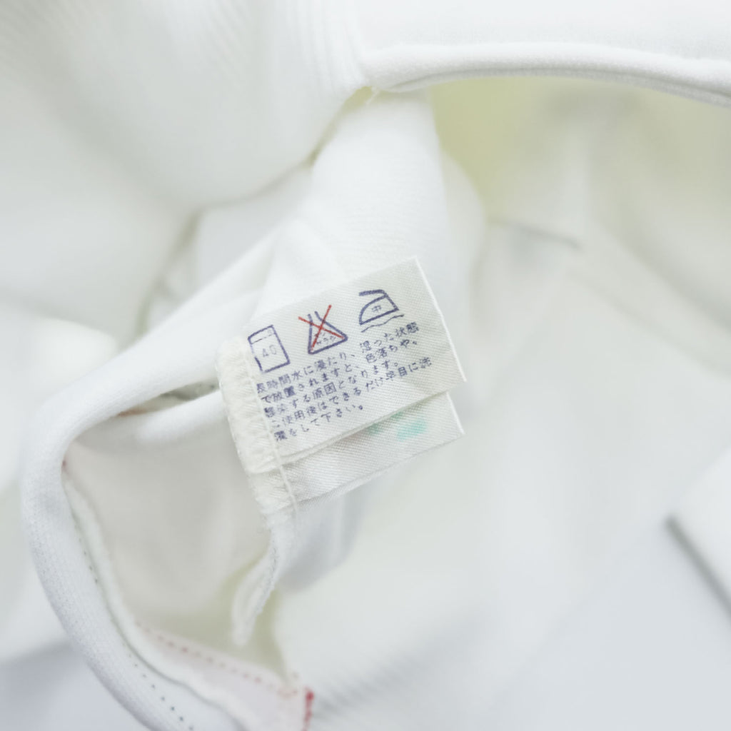 FRED PERRY 80s Vintage Made in Japan Jersey Track Jacket L White Embroidered Logo