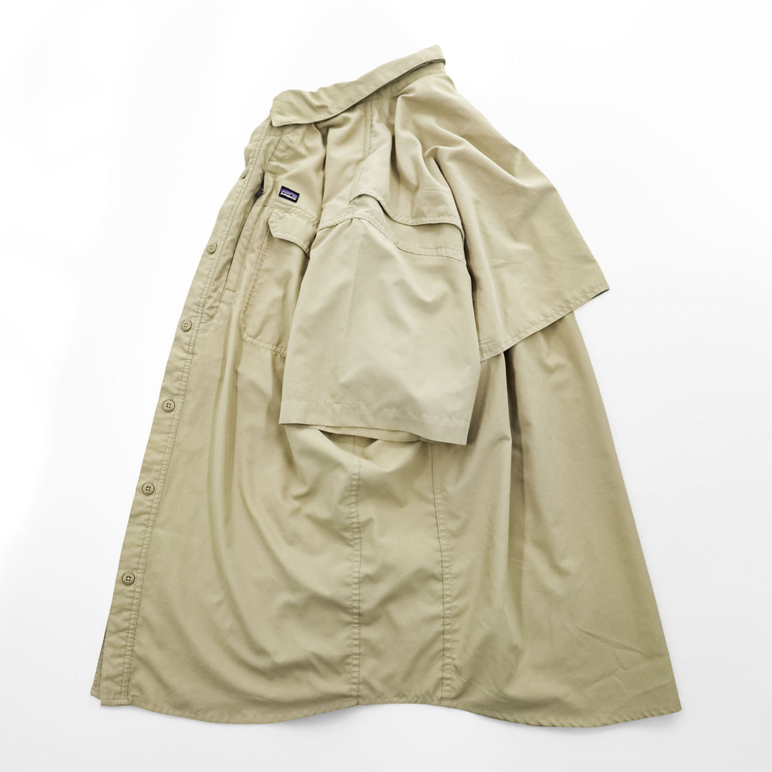 Patagonia 00年代 ヴィンテージ 半袖シャツ XL メッシュ裏地 リップストップ SOL PATROL SHIRT UPF 30 速乾性 54231