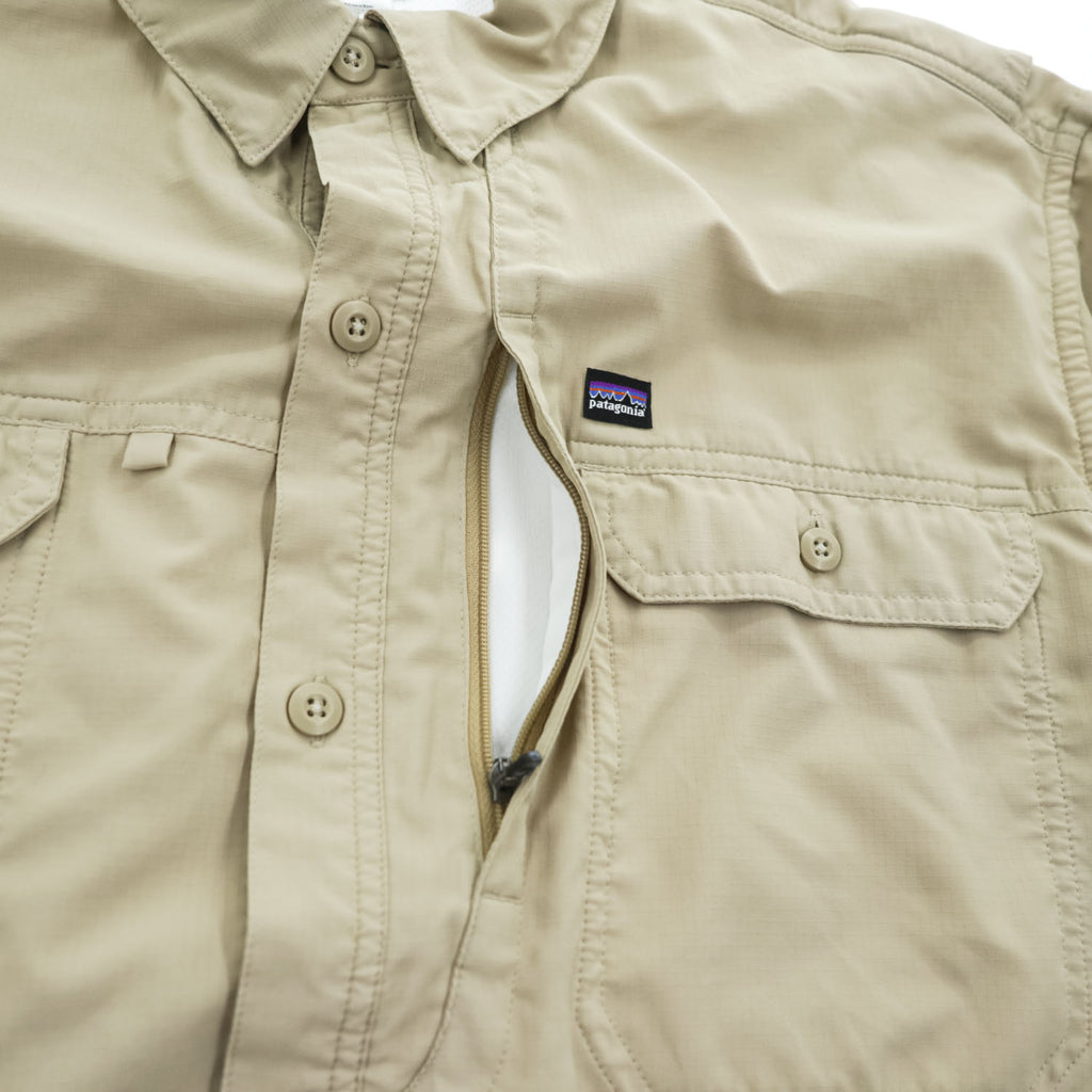 Patagonia 00年代 ヴィンテージ 半袖シャツ XL メッシュ裏地 リップストップ SOL PATROL SHIRT UPF 30 速乾性 54231