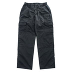 PROPPER タクティカル カーゴパンツ ブラック リップストップ 65/35 ポリコットン ダブルニー W34 L32