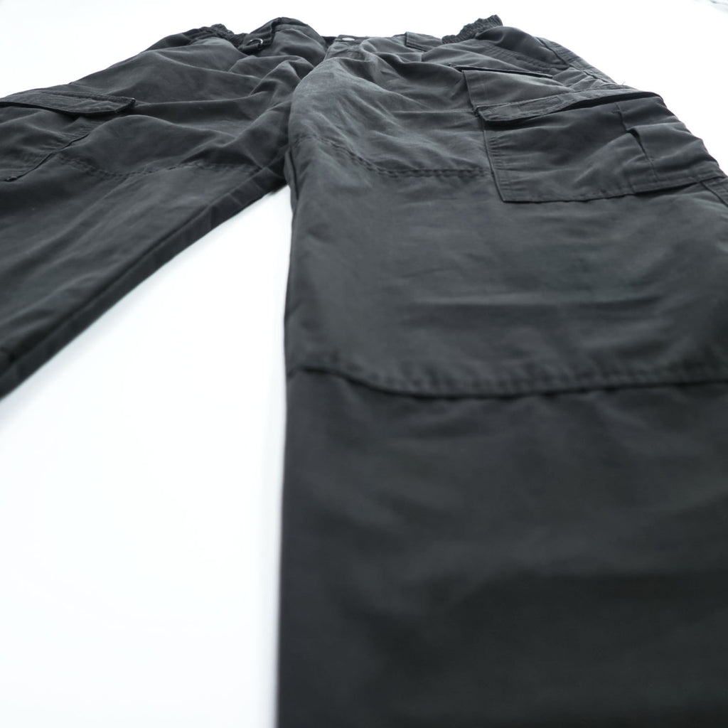 PROPPER タクティカル カーゴパンツ ブラック リップストップ 65/35 ポリコットン ダブルニー W34 L32
