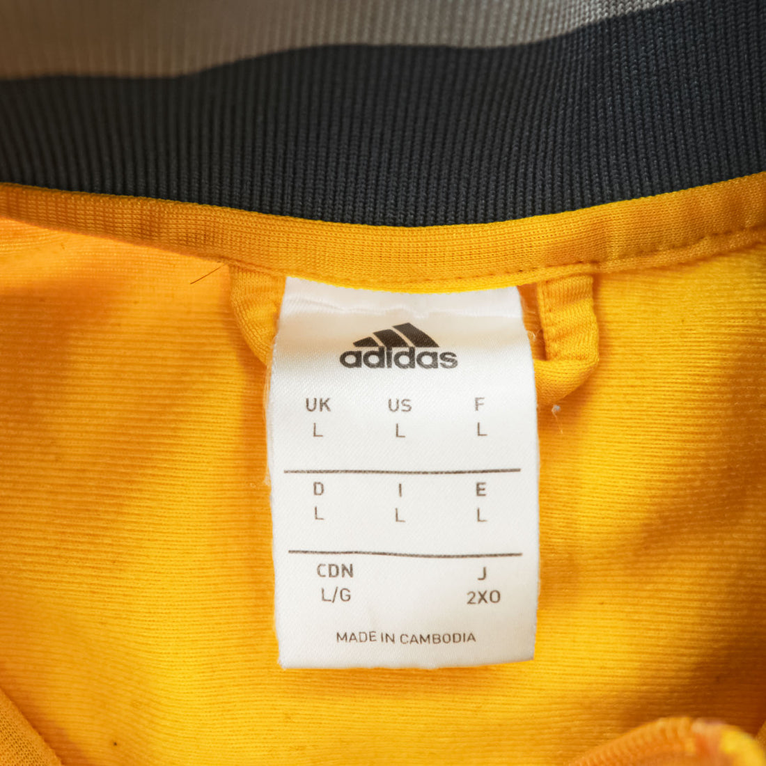 adidas トラックジャケット ジャージ XXL イエロー JUVENTUS ユベントスFC ユニフォーム AI6986