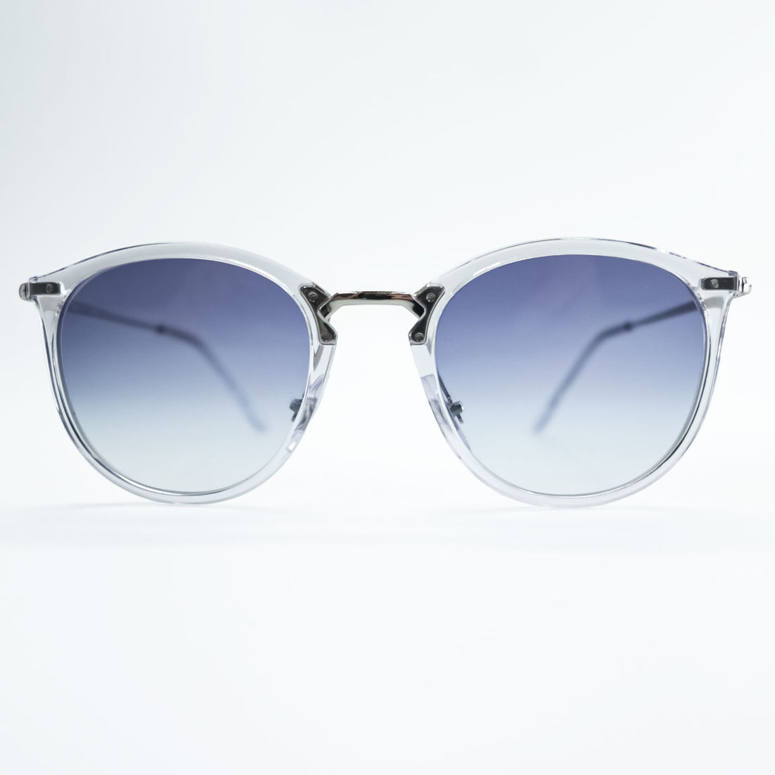 Ray-Ban ボストン サングラス シルバー クリア グラデーションレンズ RB7140 2001 49_20 150