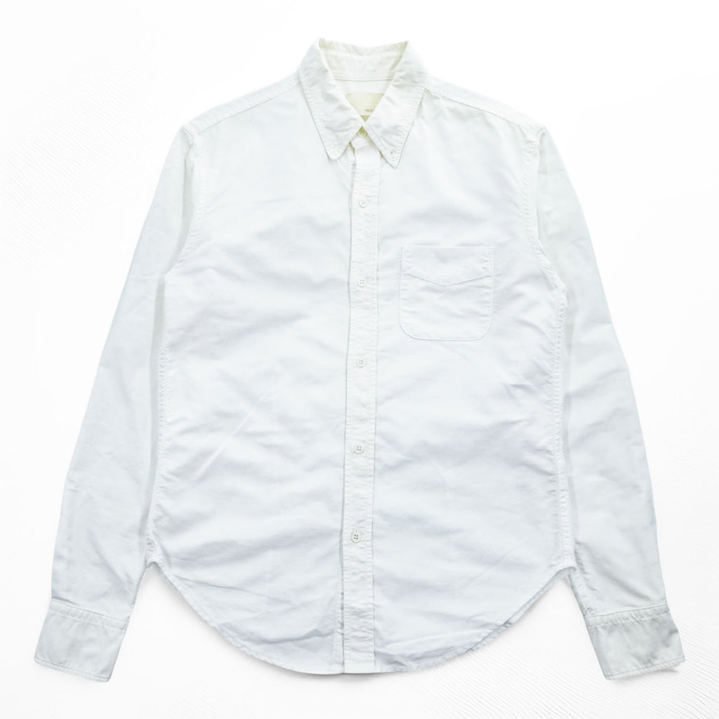 Band of Outsiders USA製 長袖 オックスフォードシャツ M ホワイト ボタンダウン