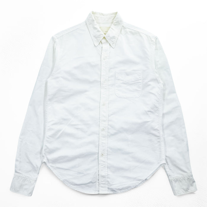 Band of Outsiders USA製 長袖 オックスフォードシャツ M ホワイト ボタンダウン