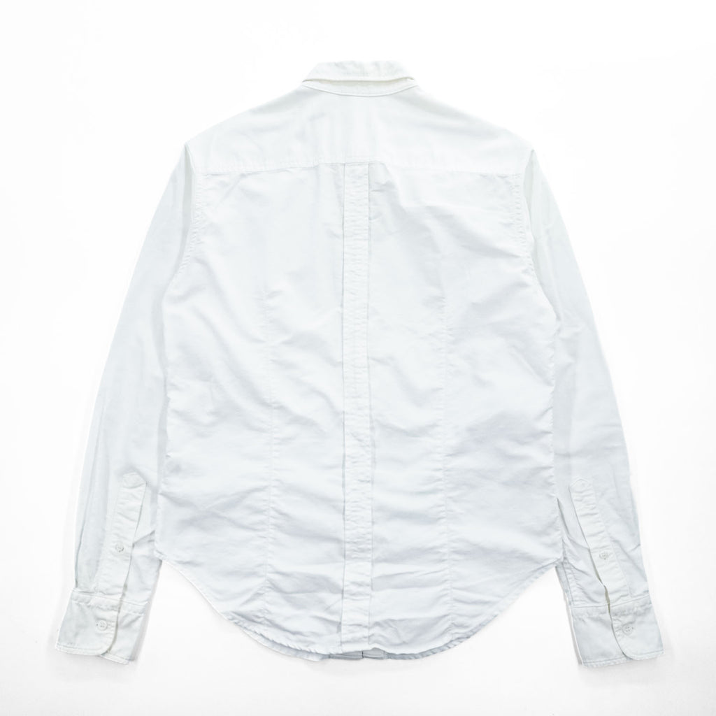 Band of Outsiders USA製 長袖 オックスフォードシャツ M ホワイト ボタンダウン