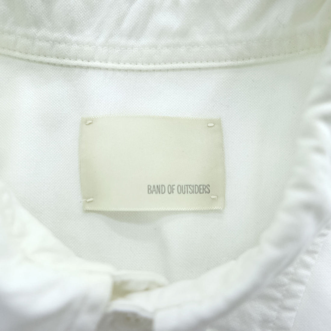 Band of Outsiders USA製 長袖 オックスフォードシャツ M ホワイト ボタンダウン