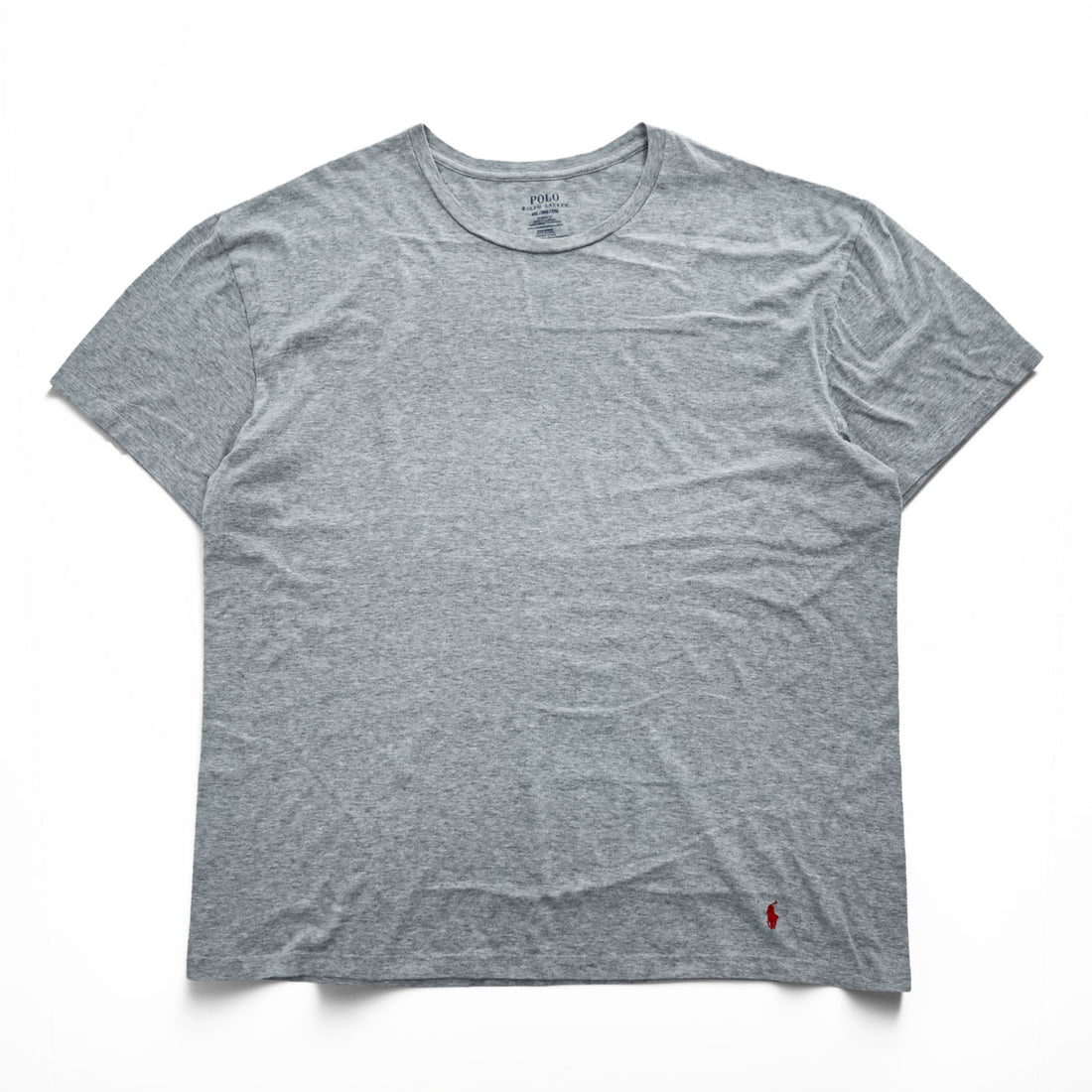Polo Ralph Lauren ビッグサイズ 短丈 Tシャツ XL グレー スモールポニー ロゴ 刺繍 CLASSIC FIT