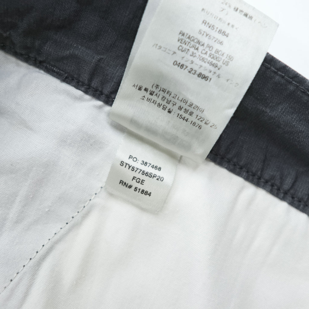 Patagonia オーガニックコットン ヘンプショーツ Lightweight All-Wear Hemp Shorts ショートパンツ L グレー 6インチ 57756