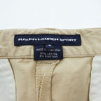 Ralph Lauren SPORT 90年代 ヴィンテージ チノショーツ ショートパンツ ハーフパンツ M ベージュ ストレッチ