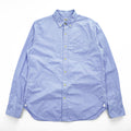 J.CREW 2-PLY 100% コットン 長袖 ボタンダウンシャツ M ライトブルー COTTON