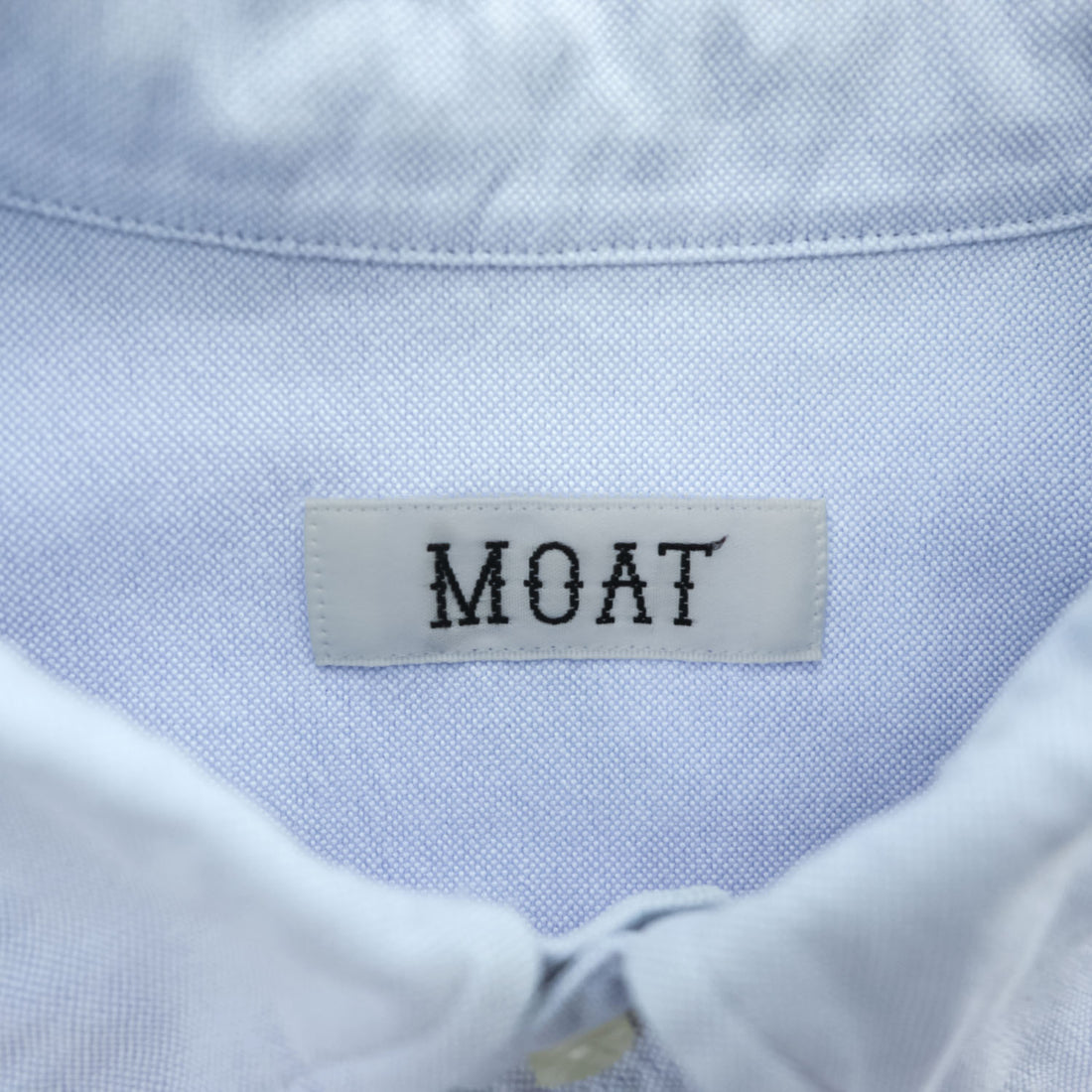MOAT SURF & TAILOR 長袖 オックスフォード シャツ M サックスブルー ボタンダウン 胸ポケット