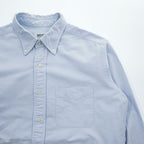 MOAT SURF & TAILOR 長袖 オックスフォード シャツ M サックスブルー ボタンダウン 胸ポケット