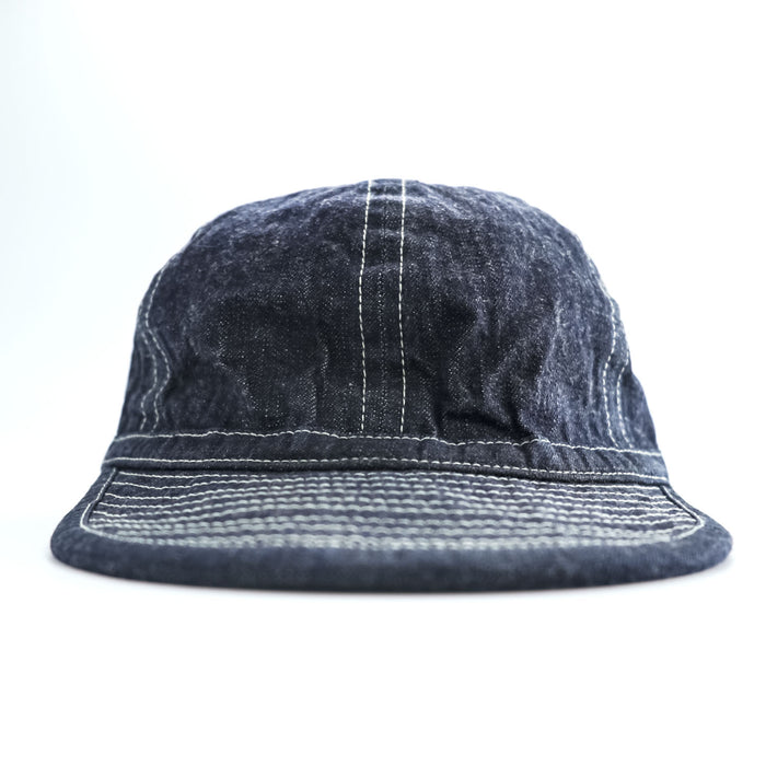BUZZ RICKSON'S 日本製 メカニック キャップ デニム ARMY DENIM CAP インディゴ ブルー BR02308